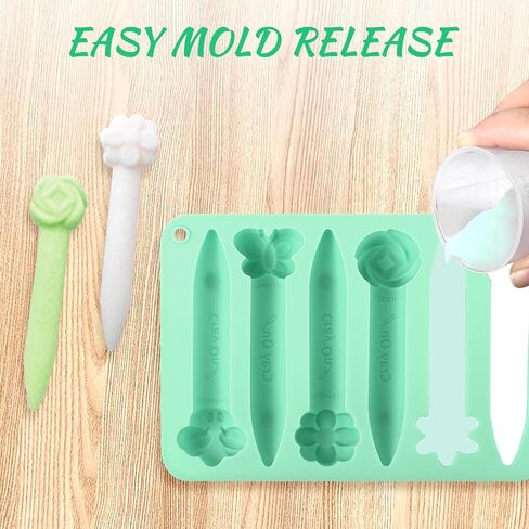 3 Pcs Crayon Molds Silicone Oven Safe,3D Silicone Molds for Crayon, Reusable Triangle Chocolate Making Tools for DIY Candle, Chocolate, Jelly Making in Kuwait