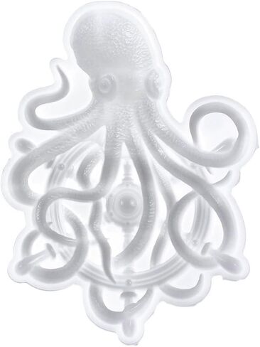 Octopus Mold - Silicone Molds for Epoxy Resin 3D Sea Creature Wall Decor Unique DIY Octopus Ornaments for Home Decoration 8.39X6.30X0.87 Inch in Saudi Arabia