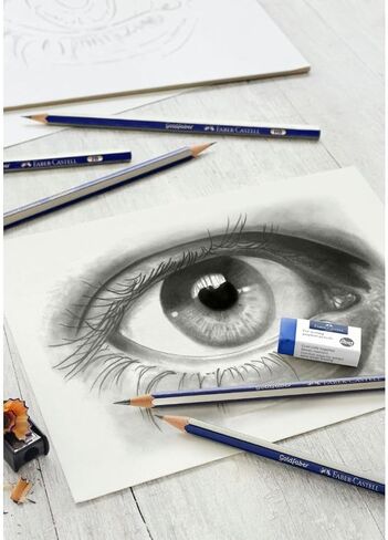مجموعة رسم فابر كاستيل الإبداعي الجرافيت-8 أقلام الجرافيت-قلم رصاص قلم رصاص-ممحاة قلم رصاص in Saudi Arabia