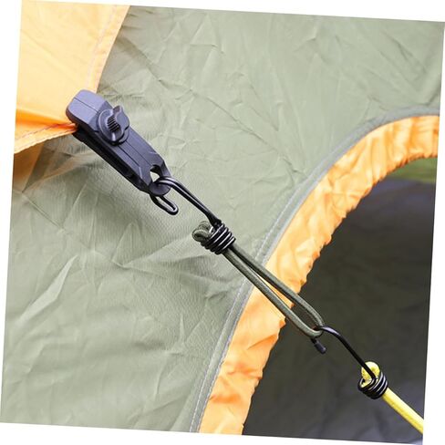 Hanabass 3pcs السنانير الحبل المرن لخيمة الدبوس متينة التثبيت لمستلزمات التخييم مقاومة للطقس سهلة الاستخدام متعدد الاستخدامات للأنشطة في الهواء الطلق in Kuwait