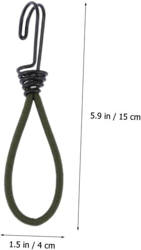 Hanabass 3pcs السنانير الحبل المرن لخيمة الدبوس متينة التثبيت لمستلزمات التخييم مقاومة للطقس سهلة الاستخدام متعدد الاستخدامات للأنشطة في الهواء الطلق in Kuwait