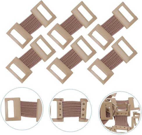 Lifkome 20pcs مقاطع ضمادات Lifkome مرنة اللقطات لتثبيت الإبزيم المرن المتعدد الوظيفي لاستخدامها السهل والمظهر الأنيق in Saudi Arabia