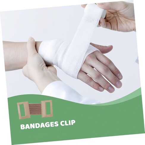 Lifkome 20pcs مقاطع ضمادات Lifkome مرنة اللقطات لتثبيت الإبزيم المرن المتعدد الوظيفي لاستخدامها السهل والمظهر الأنيق in Saudi Arabia