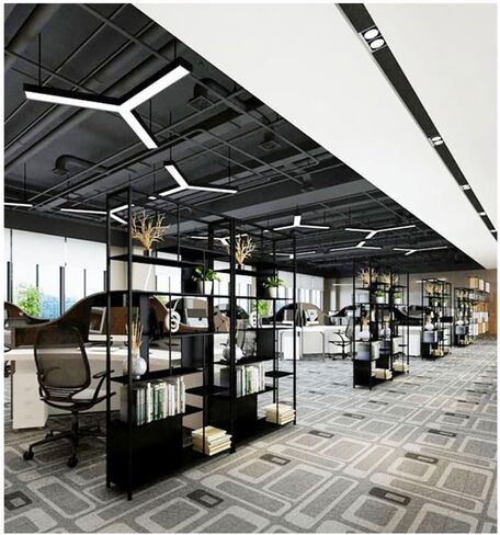 رف الكتب رف الكتب المعدنية Nordic Metal Reshelf Multi-Storage Storage Skelf غرفة المعيشة Office Office Simple Partition Displish على رف الكتب مع التخزين (A ، 120 * 25 * 200 سم) in Saudi Arabia