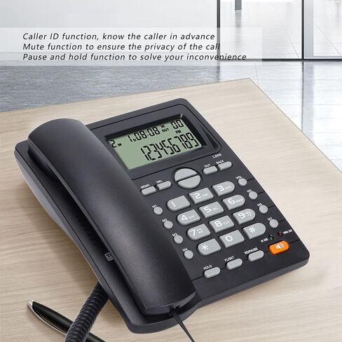Telephone Landline Phones, Landline Phones for Home Noise Reduction Corded Phone Corded Phone with Speakerphone in Saudi Arabia