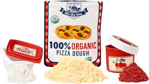 Little Tikes Creative Chefs Pizza Kit with Special Make-It Mix Play Sand, 18+ Accessories, Realistic Pretend Play Chef, Boys, Girls, Ages 3+ in Saudi Arabia