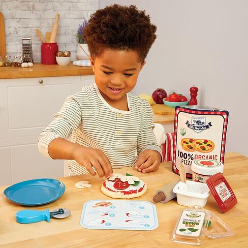 Little Tikes Creative Chefs Pizza Kit with Special Make-It Mix Play Sand, 18+ Accessories, Realistic Pretend Play Chef, Boys, Girls, Ages 3+ in Saudi Arabia
