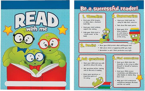 Read with Me Pocket Folders - 12 Pieces - Educational and Learning Activities for Kids in Saudi Arabia