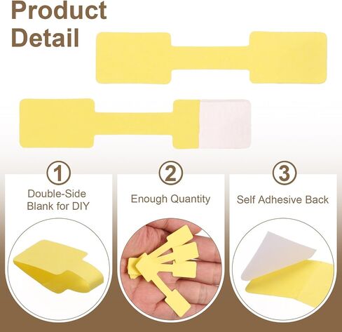 بطاقات عرض سوار UXCELL 100 PCS ، بطاقات عرض مجوهرات بطاقات تغليف سوار لاصقة لبيع المجوهرات ، قلادة ، أقراط ، شريط شعر مفاتيح (أبيض) in Kuwait
