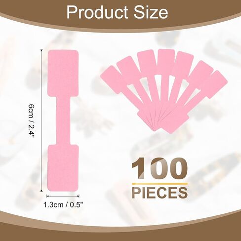 uxcell 100 PCS Bracelet Display Cards, Jewelry Display Cards Self Adhesive Bracelet Packaging Cards for Selling Jewelry, Necklace, Earrings, Keychain Hair Band (White) in Saudi Arabia