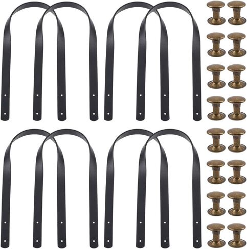 8PCS 23.62 Inch Quilted Handbag Top Handle Replacement PU Leather Purse Belt Band Mount Strap in Saudi Arabia