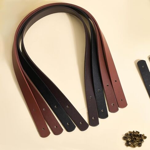 8PCS 23.62 Inch Quilted Handbag Top Handle Replacement PU Leather Purse Belt Band Mount Strap in Saudi Arabia