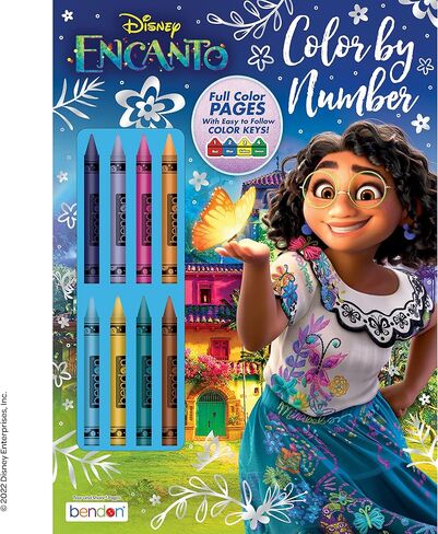 Disney Encanto 32 PAGE COLOR BY NUMBER CONTING WITH in Saudi Arabia
