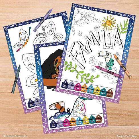 Disney Encanto 32 PAGE COLOR BY NUMBER CONTING WITH in Saudi Arabia