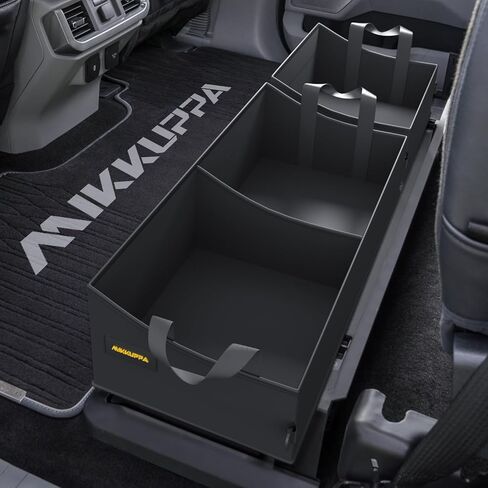 شاحنة MIKKUPPA للتخزين تحت المقعد - بديل لـ 2015-2023 Ford F150 F250 F350، 3 مقصورات صندوق أدوات الشاحنة منظم حقيبة التخزين تحت المقعد in Kuwait