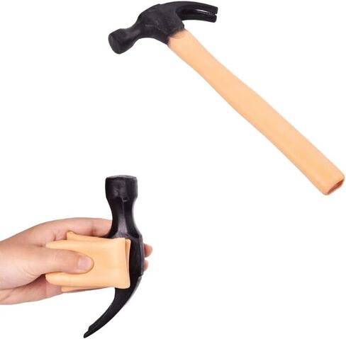 The Super Latex Rubber Fake Hammer Trick for Crazy Hammer Magic Tricks Appearing Vanishing Magic Accessories in Saudi Arabia