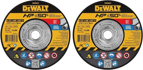DEWALT DW8062H 4-1/2" X .045" X 5/8"-11 HP Type 1 Cutting Wheel in Saudi Arabia