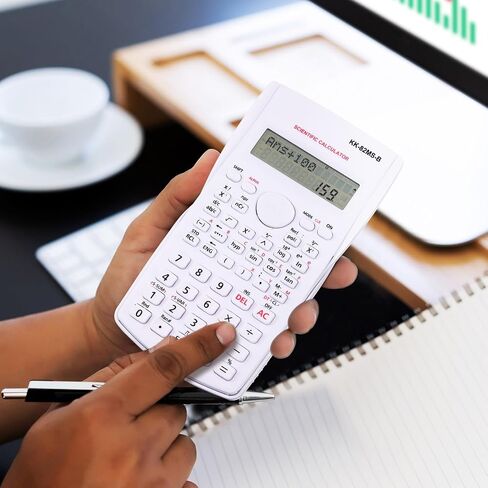 16 Pcs 2 Line Engineering Scientific Calculator Display Function LCD Math Calculator Ideal Non Graphing Scientific with Cover for School Classroom Office Business Pink, Blue, Green, White in Saudi Arabia