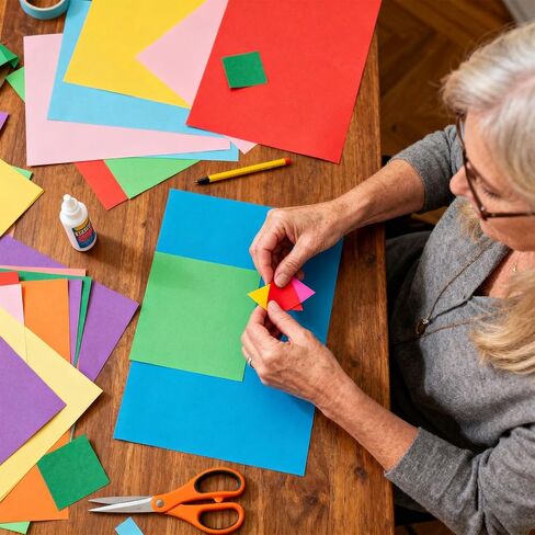 25 Colors 50Sheets 65lb / 180GSM Multicolor Cardstock Paper – Premium Heavy-Weight Paper for Crafts, DIY Projects, Scrapbooking, Handmade Cards, Printing, and More – Vibrant Colors, Printer-Friendly in Saudi Arabia