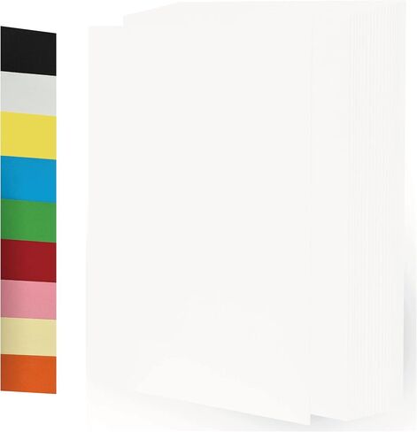 25 Colors 50Sheets 65lb / 180GSM Multicolor Cardstock Paper – Premium Heavy-Weight Paper for Crafts, DIY Projects, Scrapbooking, Handmade Cards, Printing, and More – Vibrant Colors, Printer-Friendly in Saudi Arabia