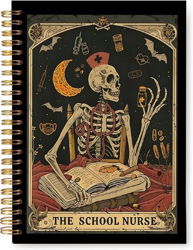 Nurse Notebook, Nursing Notebook, Nursing Student Gifts, Nurse Appreciation Gifts, Nurse Supplies, Pink Nurse Hardcover Spiral Journal Notebook 5.5x8.3 Inch in Kuwait