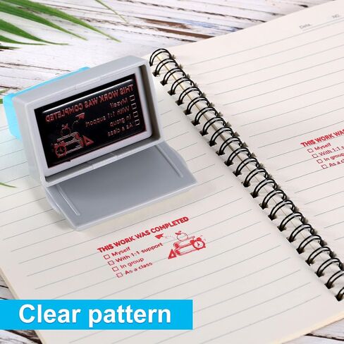 Teacher Stamps, Work Completed Stamp Office Stationery Stamps Teacher Grading Stamps Self-Ink Stamp Checkbox Grading Teacher Stamps Classroom Teacher Stamps for Grading in Saudi Arabia