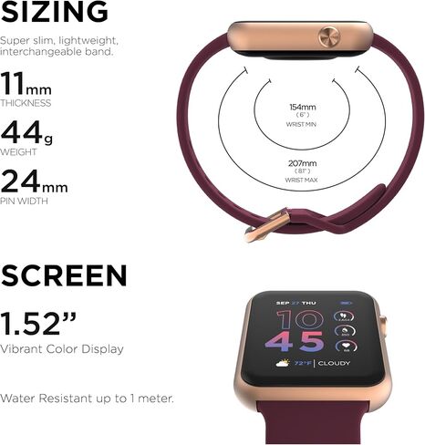 iTouch Air 4 Smartwatch - Fitness Tracker, Heart Rate Monitor, Customizable Watch Face - Activity and Calorie Tracker - 100+ Sports Modes - Bluetooth Connectivity in Saudi Arabia