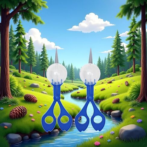 2-Pack Nature Exploration Tools - Ergonomic Scoopers and Clamps for Field Research and Outdoor Activities, Durable Plastic Design with Non-Slip Grip in Saudi Arabia
