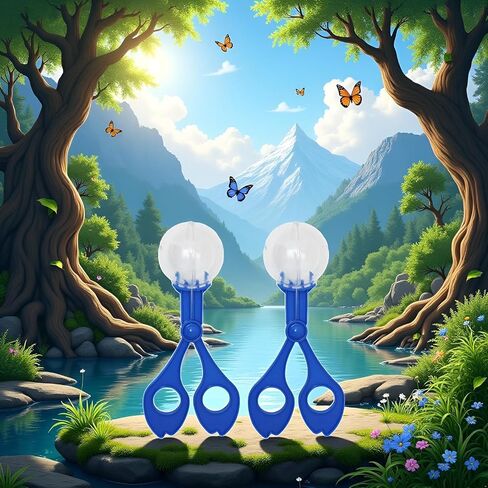 2-Pack Nature Exploration Tools - Ergonomic Scoopers and Clamps for Field Research and Outdoor Activities, Durable Plastic Design with Non-Slip Grip in Saudi Arabia