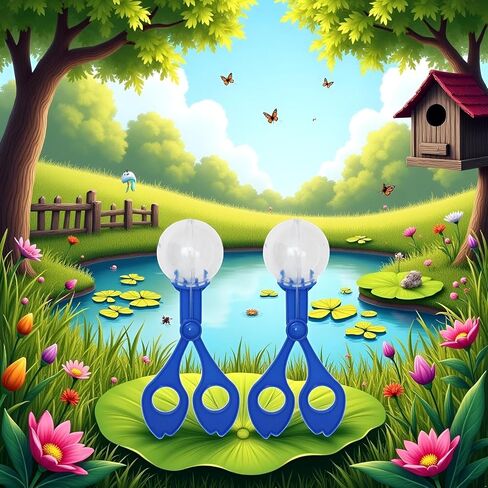2-Pack Nature Exploration Tools - Ergonomic Scoopers and Clamps for Field Research and Outdoor Activities, Durable Plastic Design with Non-Slip Grip in Saudi Arabia