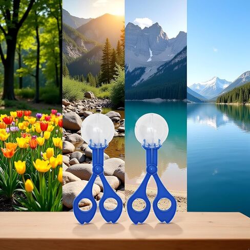 2-Pack Nature Exploration Tools - Ergonomic Scoopers and Clamps for Field Research and Outdoor Activities, Durable Plastic Design with Non-Slip Grip in Saudi Arabia