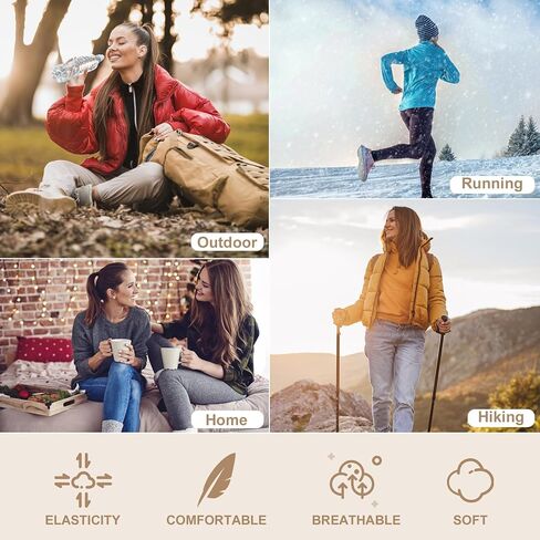 iCamter Womens Wool Socks Soft Super Thick Warm Socks for Women Thermal Winter Socks for Gifts in Kuwait