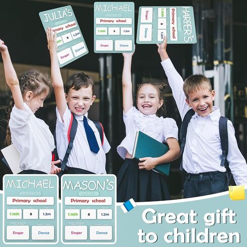تخصيص Chunful First and Last Day of School Board اسم أكريليك قابلة لإعادة الاستخدام من تسجيل الدخول إلى Scist Back to School Photo Prop Supplies for Preschool Ristergarten Homes ، 11 × 9 Inch in Saudi Arabia