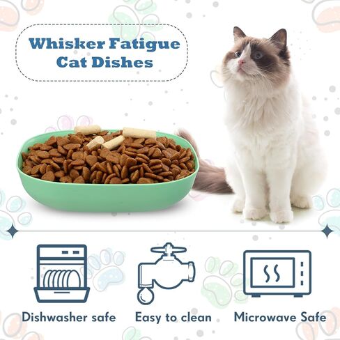 Lemonroad 40 PCS Cat Food Bowl 5.7 بوصة التعب أطباق قطة السلع والأطباق المبللة الواسعة والضحلة للقطط للقطط والقطط قصيرة الأرجل والحيوانات الأليفة الوحشية in Saudi Arabia