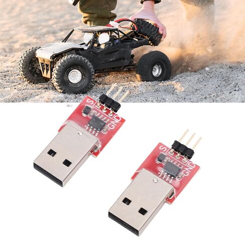 DRFEIFY 2PCS USB Linker Programming Card لـ AM32 Brushless ESC Electric Control Programming with RC Crawler Car in Kuwait