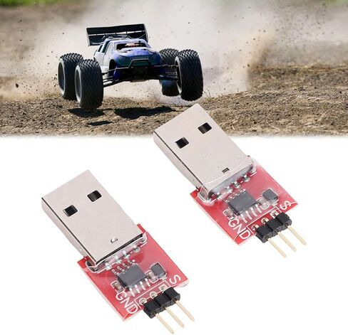 DRFEIFY 2PCS USB Linker Programming Card لـ AM32 Brushless ESC Electric Control Programming with RC Crawler Car in Kuwait