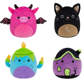 Squishmallows Original Halloween 4-Pack-Jazwares Plush الرسمية (Little) (Amazon Exclusive) in Kuwait