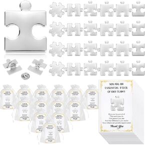 24/48/96 يحدد هدايا تقدير الموظف بالجملة ، موظف ملهمة في الشهر دبابيس الطية مع بطاقات شكر لك هدية ألغاز صغيرة لزملاء العمل ، موظفي المكتب ، بناء الفريق (الذهب) in Kuwait