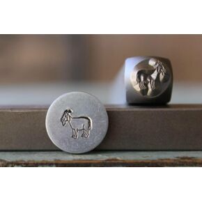 6mm Goat Metal Punch Design Stamp - Supply Guy - CH-204 in Saudi Arabia