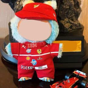 Racing Style Doll Clothes – Sporty Red Outfit Costume for 17cm Collectible Figures, Handmade Mini Doll Clothing Accessories Gift(No Doll) in Saudi Arabia