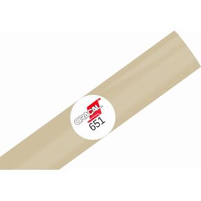 ORACAL 651 Glossy Permanent Vinyl 12 Inch x 10 Feet - Beige in Kuwait