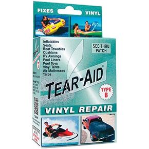 Tear-Aid Vinyl Repair Patch Kit 3" X 12" 7/8" X 7/8" 1-3/8" X 1-3/8" Type B Green in Saudi Arabia