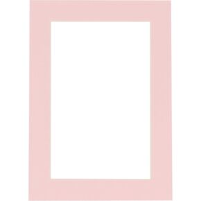 8x10 MAT لـ 10x12 الإطار - Precut Mat Board Free Pink 8x10 Photo Matte مصنوع لتناسب إطار صورة 10x12 ، لوحة متميزة للصور العائلية ، مجموعات العرض ، الفن ، تأطير الصور ، حزمة 1 حصيرة in Kuwait