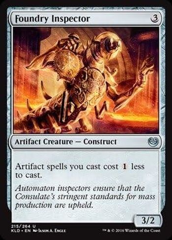 Magic the Gathering - Foundry Inspector (215/264) - Kaladesh in Saudi Arabia