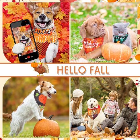 silkfly 60 pcs fall dog bandanas blaid plaid plaid shortgiving dog dicf bibs puppy bandanas kerchift absable costume assume succories for small tope cles dogs clas in Saudi Arabia