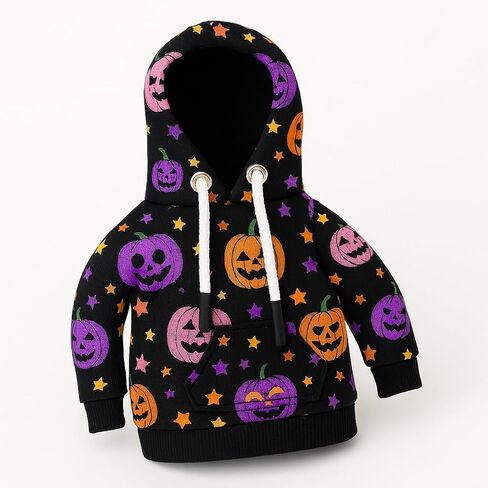 7 Inch Desk Goose Outfits Mini Porch Goose Hoodies Halloween Pumpkin Tabletop Goose Skeleton Costume Magnetic Goose Statue Key Holder Clothes for Table Decor (Pumpkin) in Saudi Arabia