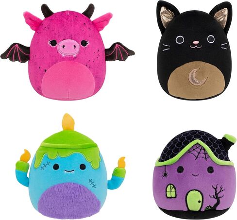 Squishmallows Original Halloween 4-Pack-Jazwares Plush الرسمية (Little) (Amazon Exclusive) in Saudi Arabia