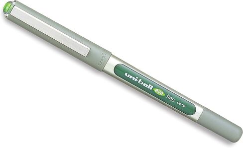 Uni-Ball Eye UB157 0.7mm Roller Ball Pen | الحبر الأخضر الفاتح ، حزمة 3 in Saudi Arabia