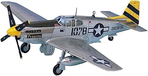 Academy P-51C Mustang WWII Fighter-1/72 SCALE Model Model Kit مع علامات USAAF/CAF ، قمرة القيادة والجرس التفصيلية in Saudi Arabia