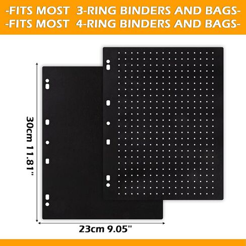 Enamel Pin Display Pages,Creative Pin Collection with 8 Flip-Pages,Fit in Any 3-Ring or 4-Ring Binder,Designed to Easily Trade & Display Enamel Pins (Pins Not Included) in Kuwait